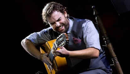 Dani de Morón en un concierto en El Real Alcázar.