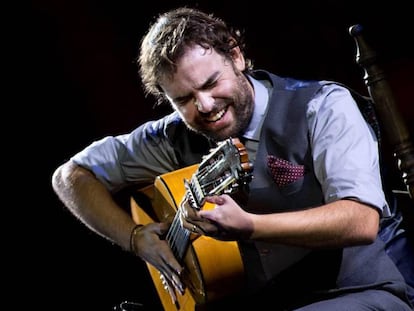 Dani de Morón en un concierto en El Real Alcázar.