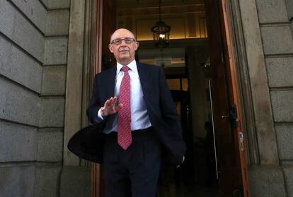 Cristóbal Montoro en el Pleno del Congreso de los Diputados.