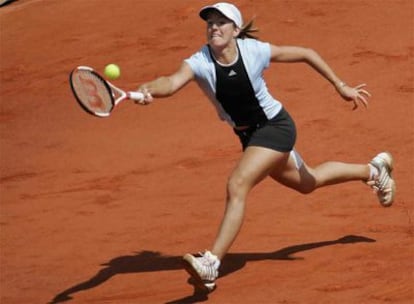 La tenista Justine Henin-Hardenne