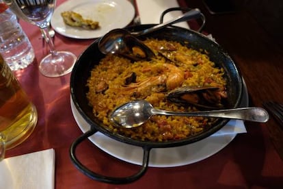 Arroz al punto. Al punto muerto, concretamente