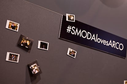 Algunas de las instantáneas que decoraron nuestro mural #SMODAlovesARCO