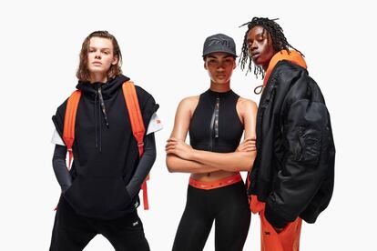 Algunas prendas de la colección de Victoria Beckham para Reebok.