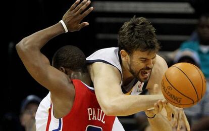 Chris Paul choca con Gasol en el Grizzlies-Clippers