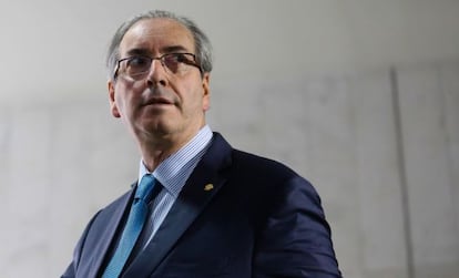 Cunha no Congresso nacional no dia 15 de outubro.