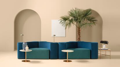 Sistema de sillones-sofá Parterre, ideado este año para la firma Quinti.