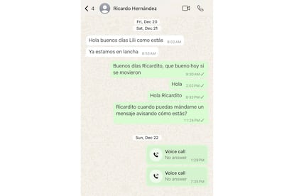 Conversación de Ricardo Hernández.