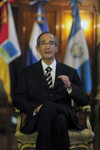 El presidente de Guatemala, Álvaro Colom.