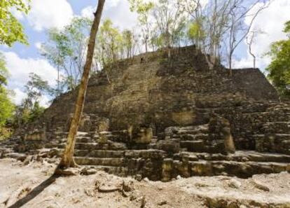 Pirámide de La Danta, en el yacimiento maya de El Mirador (Guatemala).