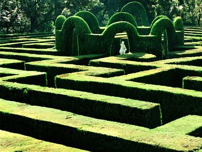 El dédalo vegetal del parque del Laberint del barrio de Horta.