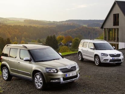 El Yeti 2014 se ofrecerá con dos variantes, normal y Outdoor (verde), de estilo campero