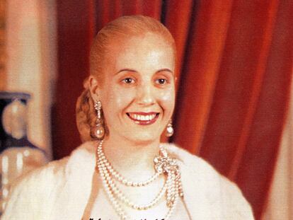 Eva Perón en una imagen de archivo.