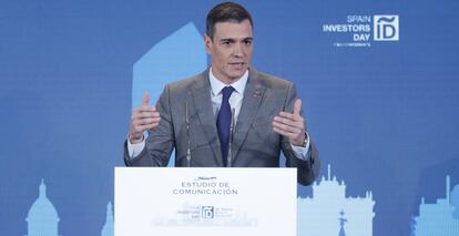 El presidente del Gobierno, Pedro Sánchez.