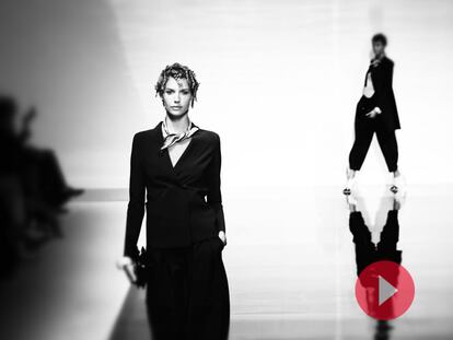Así ha sido el desfile de Emporio Armani en Milán