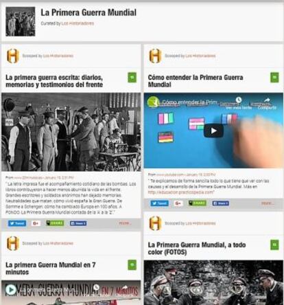 <a href="https://www.scoop.it/t/la-primera-guerra-mundial-by-loshistoriadores" target="_blank"> scoop.it. Primera Guerra Mundial.</a> Grupo 'Los Historiadores''