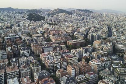 Vista aèria de Barcelona.