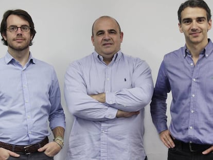 Miguel Sanz, Carlos Blanco y Oriol Juncosa son los tres fundadores de Encomenda Smart Capital.