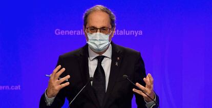 El presidente de la Generalitat, Quim Torra.