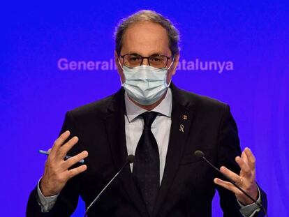 El presidente de la Generalitat, Quim Torra.