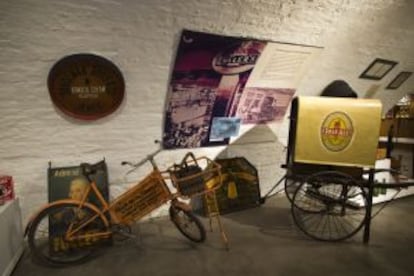 Una de las salas de la fábrica de cerveza Fuller’s Griffin Brewery, en el barrio londinense de Chiswick.