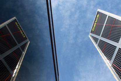 Sede de la antigua Bankia, en la plaza de Castilla de Madrid.