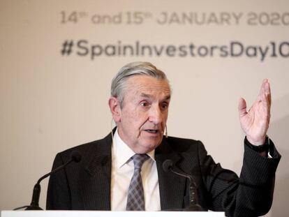 El presidente de la Comisión Nacional de los Mercados y la Competencia (CNMC), José María Marín Quemada, interviene en el segundo y último día de la X edición de 'Spain Investors Day', en Madrid.