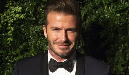 David Beckham en Londres a finales de 2015.