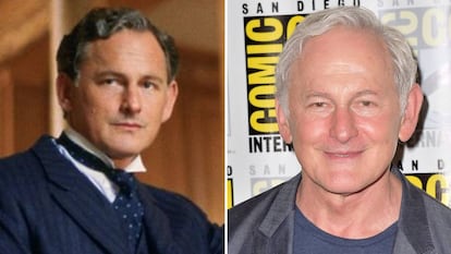 Victor Garber, en 'Titanic' y en una imagen de 2017.