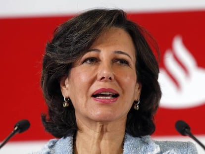 Ana Botín, presidenta de Santander. 