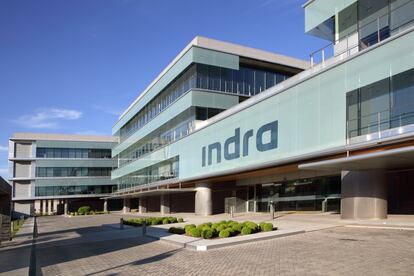 Sede central de Ia compañía tecnológica Indra en Madrid. 
I