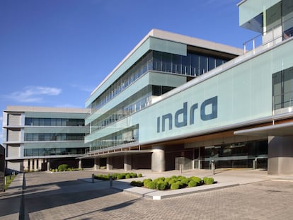 Sede central de Ia compañía tecnológica Indra en Madrid. 
I