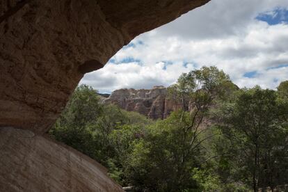 Vista del Parque Nacional da Serra da Capivara, en el interior del Estado de Piau.