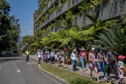 Estos recorridos de naturaleza y alimentos urbanos son para aproximadamente 25 personas.