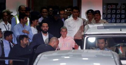 Justin Bieber, en Bombay.