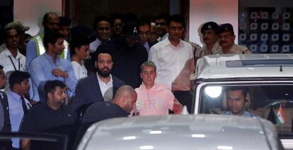 Justin Bieber, en Bombay.  