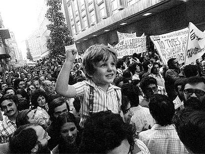 Daniel Rivas en junio de 1976