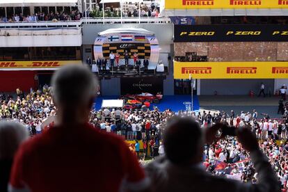 Público en el circuito de Montmeló.