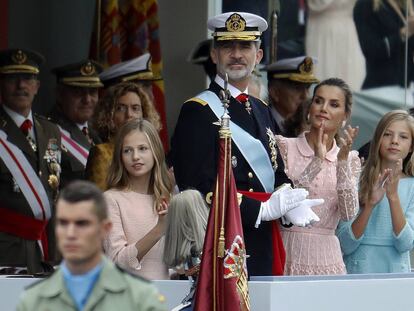 El desfile del Día de la Fiesta Nacional, en imágenes