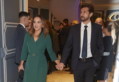 Chenoa y Miguel Sánchez Encinas en un evento en Madrid el pasado 7 de noviembre. 