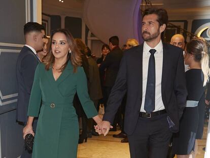 Chenoa y Miguel Sánchez Encinas en un evento en Madrid el pasado 7 de noviembre.