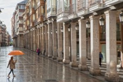 Calle Mayor de Palencia.