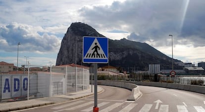 Gibraltar, visto desde La Línea de la Cocepción.