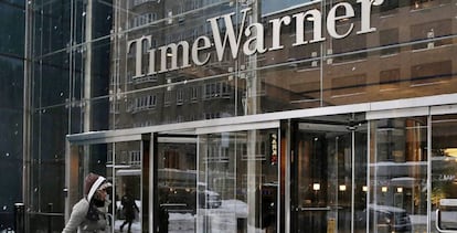 Fachada de la sede de Time Warner en Nueva York