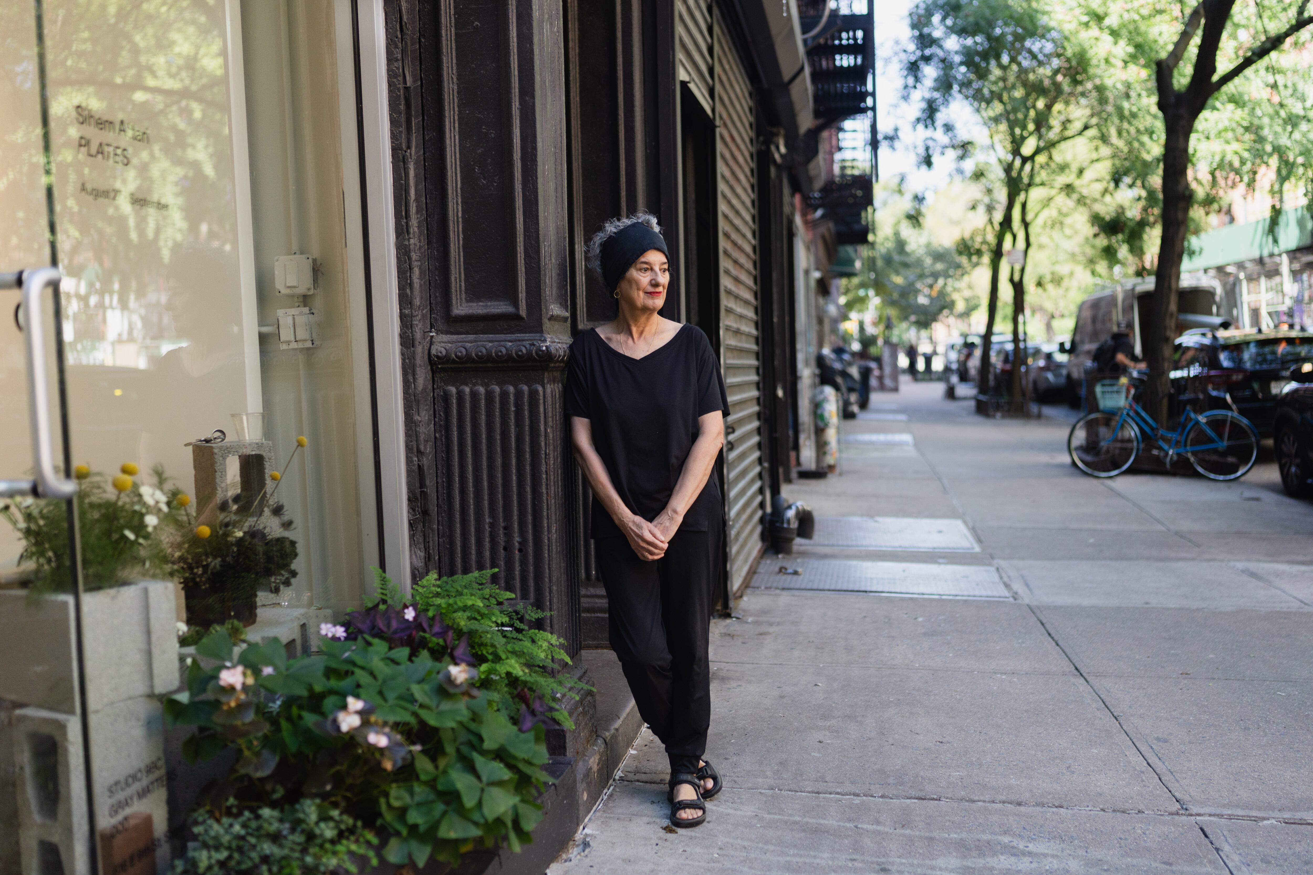 Elena del Rivero, en el East Village neoyorquino.