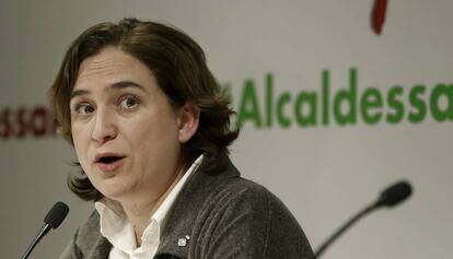 La alcaldesa de Barcelona, Ada Colau.