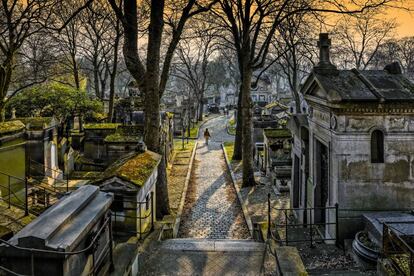 Vista del cementerio P&egrave;re-Lachaise, en Par&iacute;s. 