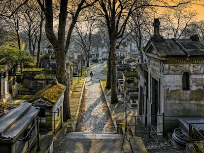 Vista del cementerio P&egrave;re-Lachaise, en Par&iacute;s. 