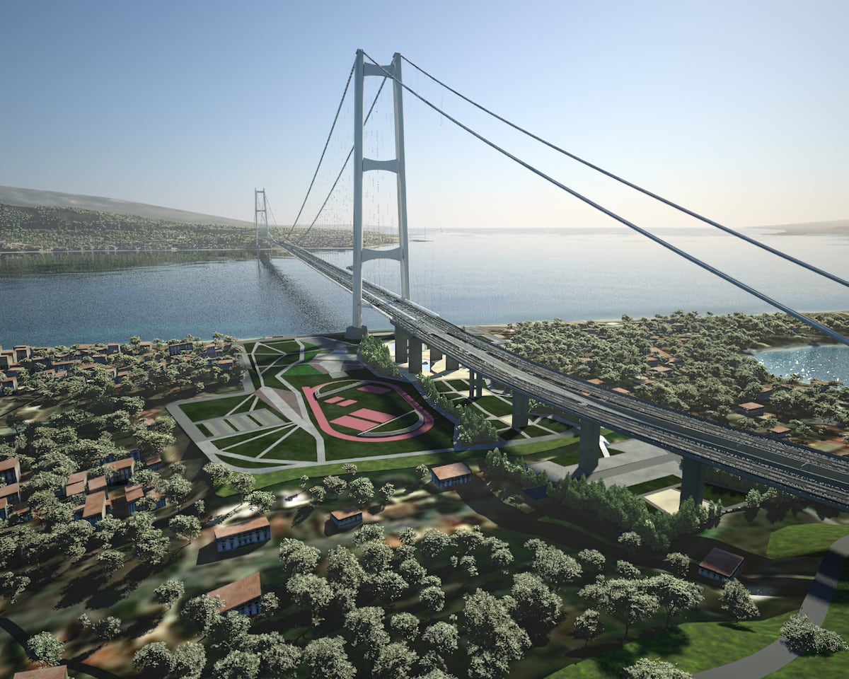 Sacyr y sus socios defienden el peaje de más de un euro por kilómetro en el futuro puente del Estrecho de Messina