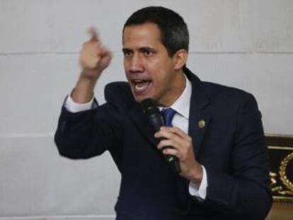 Juan Guaidó, líder de la oposición de Venezela. 