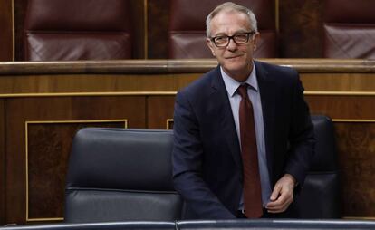 El ministro de Cultura y Deporte, José Guirao, en el Congreso de los Diputados el pasado febrero. 